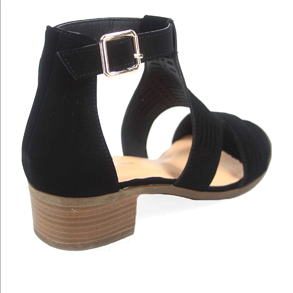Ankle Strap Low Heel Sandal - Picture 3 of 3
